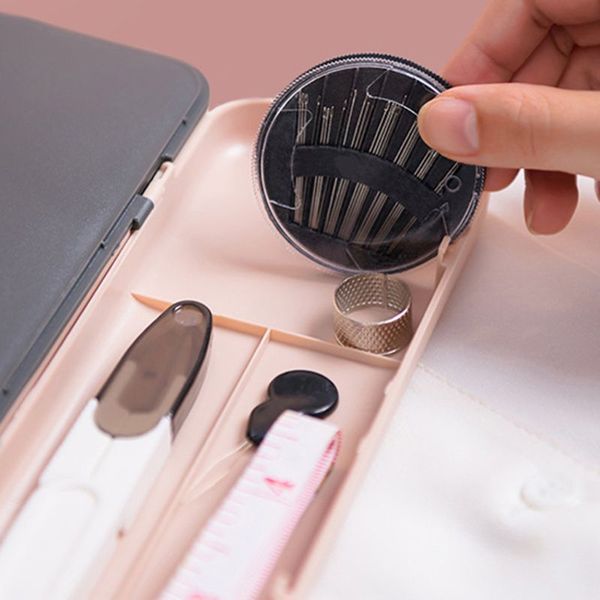 

шитье корзина с sewing kit, швейный box органайзер с принадлежностями new