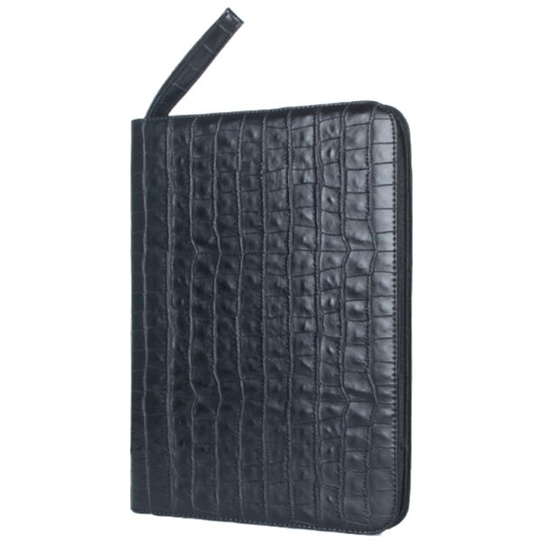 

large capacity fountain pen case pu leather black color 48 slots pen pouch bag pencil bag