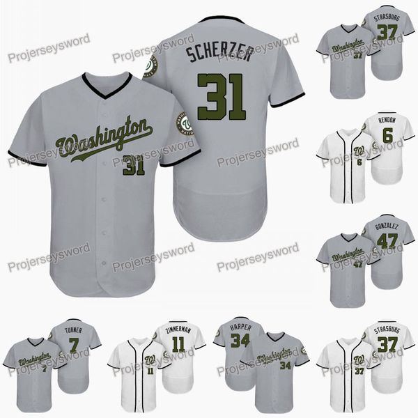 

Washington Max Scherzer Memorial Day Nationals Jersey Anthony Rendon Trea Turner Ryan Zimmerman Stephen Strasburg Gio Gonzalez Bryce Harper