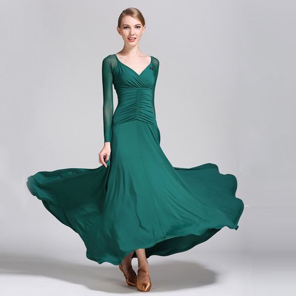

6colors blue green flamenco dresses dance ballroom flamenco dance costumes chorus ballroom dresses red spanish dress waltz, Black;red