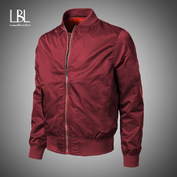 

men's jackets 2021 casual bomber jacket men solid fashion slim spring overcoat autumn outerwear coats baseball streetwear, Black;brown