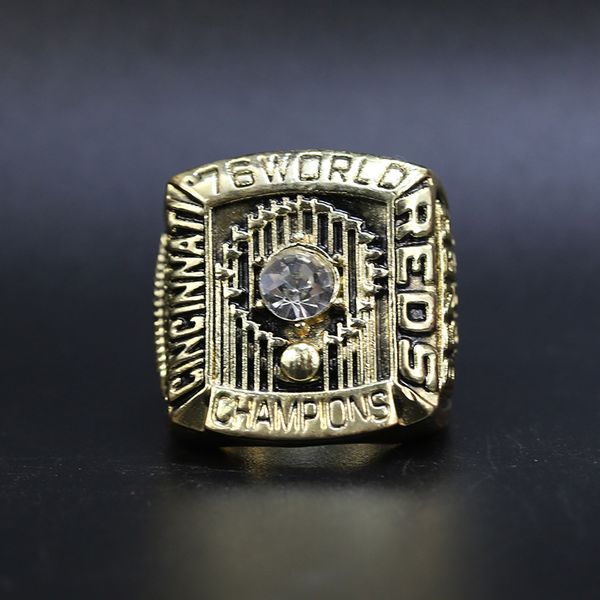 

cincinnati reds 1976 world baseball championship ring спорт сувенир вентилятор подарок промотирование оптовой свободная перевозка груз, Golden;silver