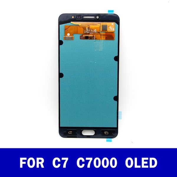 

oled for samsung galaxy c7 c7000 sm-c7000 cell phones lcds display touch screen full digitizer assembly lcd replacement