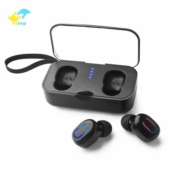 

Ti8 bluetooth 5 0 earphone tw wirele earphone in ear hand port earbud with mic charging box