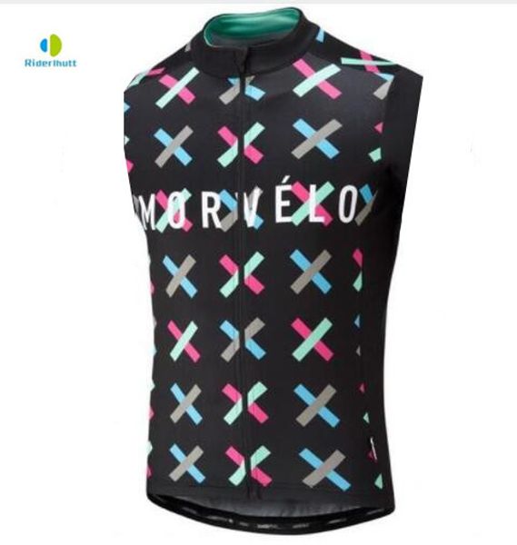 

17 styles morvelo summer autumn cycling vest men sleeveless jersey cycling jerseys bike clothing vests shirts ropa maillot, Black