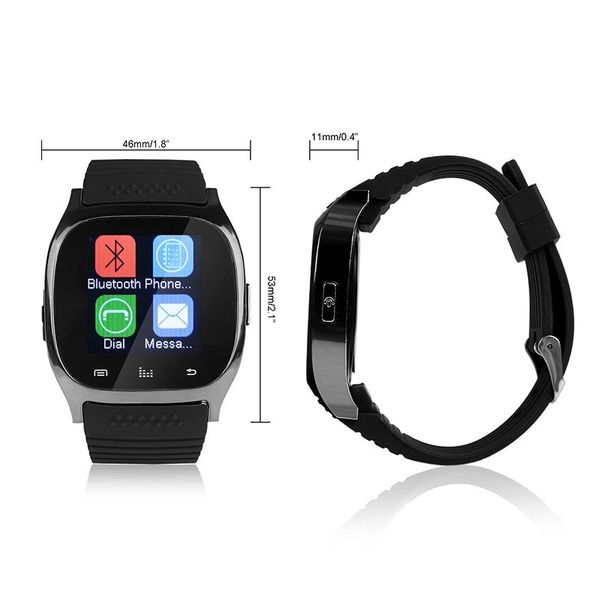 M26 Smart Watch Wasserdicht Bluetooth LED Alitmeter Fitness Tracker Smart Armband Musik Player Schrittzähler Smart Armbanduhr Für Android iPhone