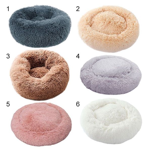 

round dog bed washable pet cat bed dog breathable lounger sofa for small medium dogs super soft plush pads for