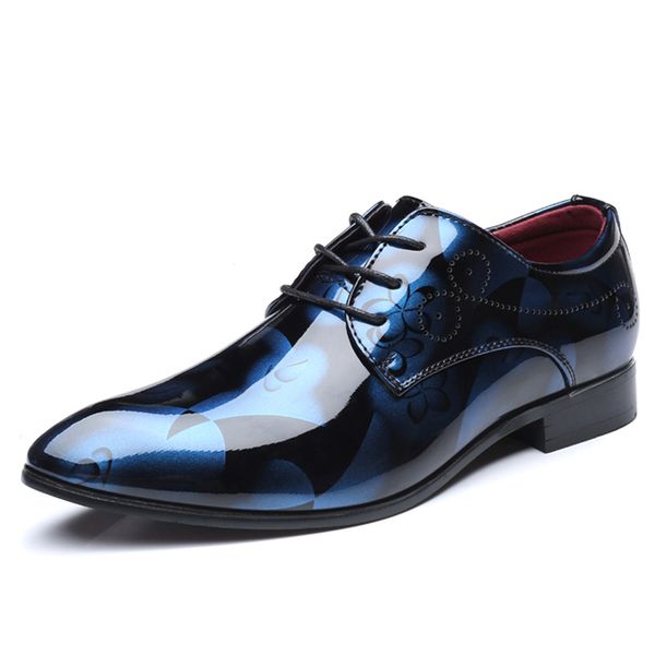 

patent leather oxford shoes for men dress shoes men formal pointed toe business wedding plus size 49 50 rme-308 zzxp3 cd, Black