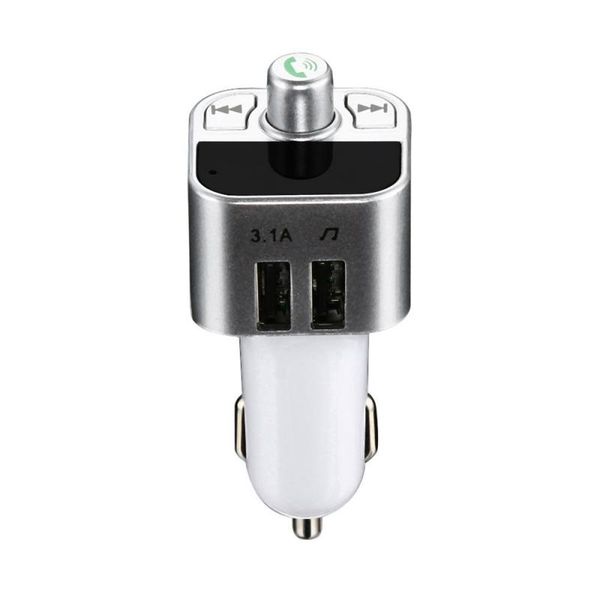 

dual usb bluetooth4.1 handscar kit charger fm transmitter mp3 player a2b3 portable charger car accessories