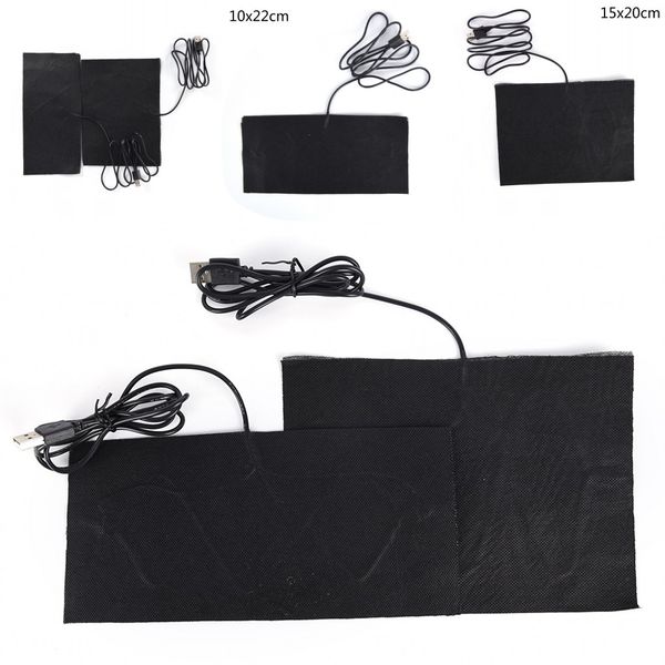

sale warm back neck fast-heating carbon fiber heating pad hand warmer usb heating film electric winter infrared fever heat mat, Gray;blue