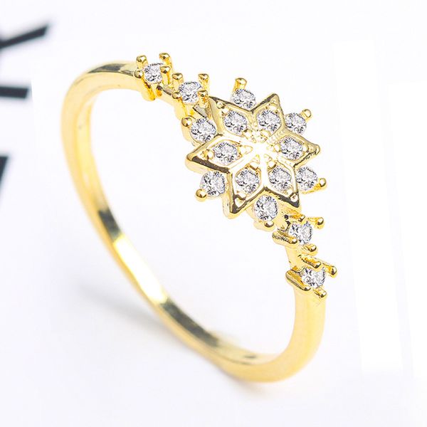 bague or flocon bague or flocon