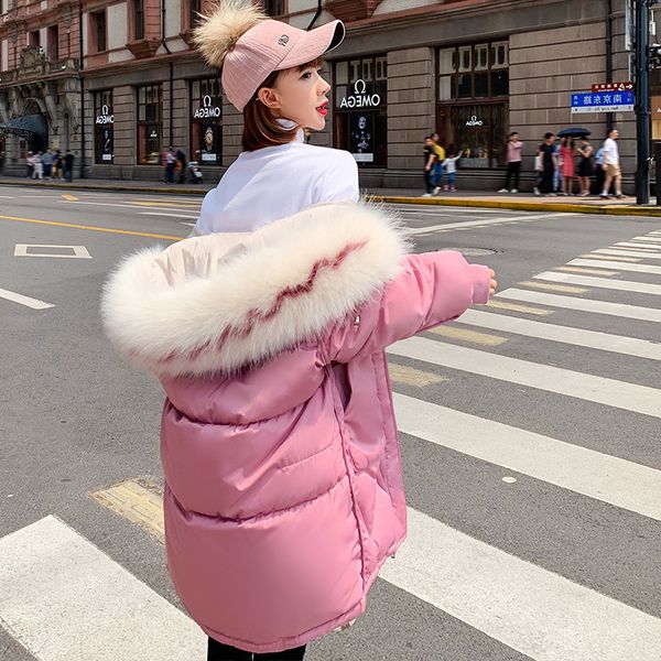 

winter jacket, new 2020, korean coat, warm parkas, women's jackets abrigos mujer invierno 2020, Black