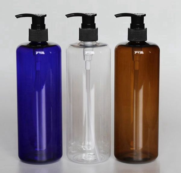 500ml Vazio PET de garrafas de plástico líquido champô cosméticos embalagens garrafa de plástico garrafas de PET para a bomba de champô KKA7922