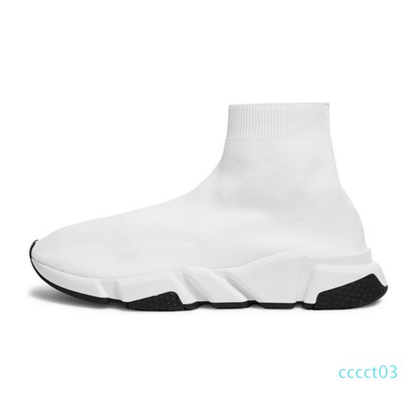 

2020 paris speed trainers knit sock shoe original luxury designer mens womens sneakers high casual shoes ct03, Black