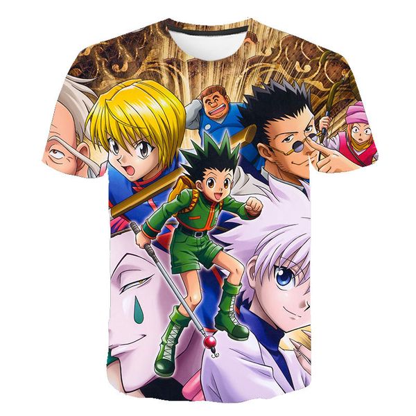

innate explosion 3d t-shirt men and women t-shirt killua zoldyck anime manga japanese cool, White;black