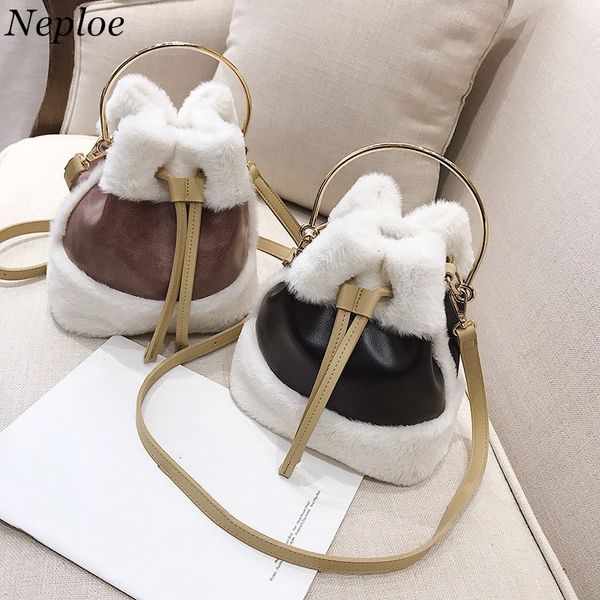 

aotomo fashion fur patchwork shoulder bags sweet fashion backbags 2019 female korean backpacks girls causal mochilas 37873
