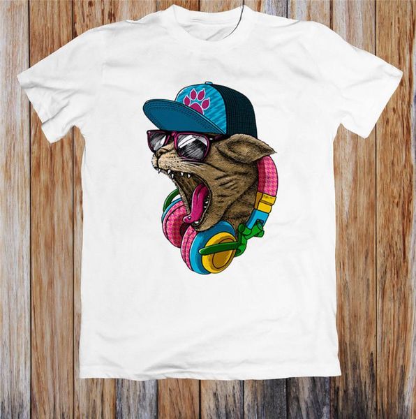 

диджей хип-хоп мужская футболки прохладный свободного покроя футболка новый дизайн моды, White;black