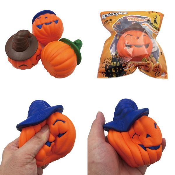 

halloween pumpkin slow rising squishy toys slow rising pu pumpkins squishy hand squeezed toy kids halloween gifts