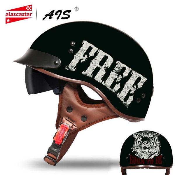 

motorcycle helmet retro half face moto helmet motorbike motorcycle racing off road casco moto capacete casque