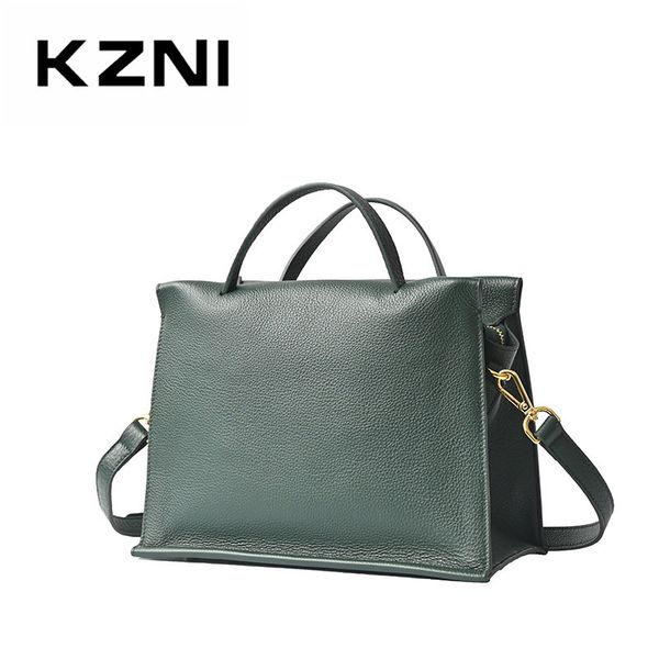 

kzni women bag genuine leather purse crossbody tote bag shoulder clutch female handbags sac a main femme de marque 9317