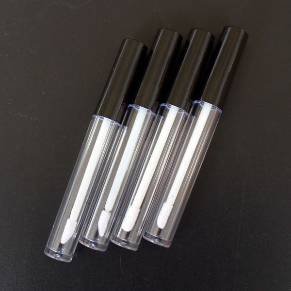 

Whole ale 3ml pla tic lip glo tube mall lip tick tube with leakproof inner ample co metic container diy