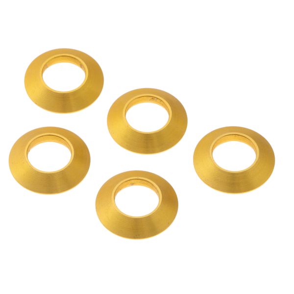 

5pcs golden decoration cover ring trimaluminum winding checks fishing spinning rods handle building component