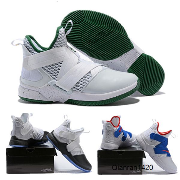 

2019 new arrival soldiers xii 12 basketball shoes mens 12 gold/championship mvp finals training sneakers sports running shoes size 40-46