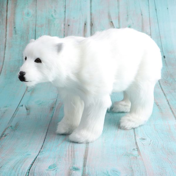 

animals model figurine miniature animal statue home collectables - polar bear