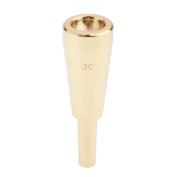 

trumpet mouthpiece 3c replacement musical instruments accessories, gold plate