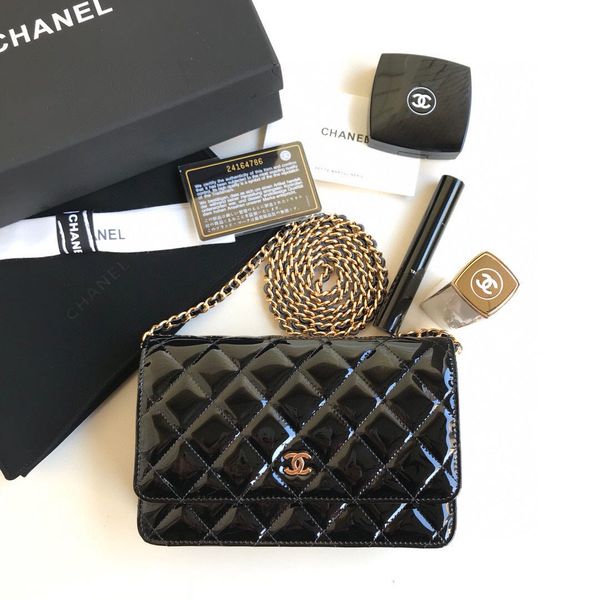 

new women's one-shoulder bag high-end custom quality diagonal cross bag fashion trend leisure style gold metal accessories with long sh