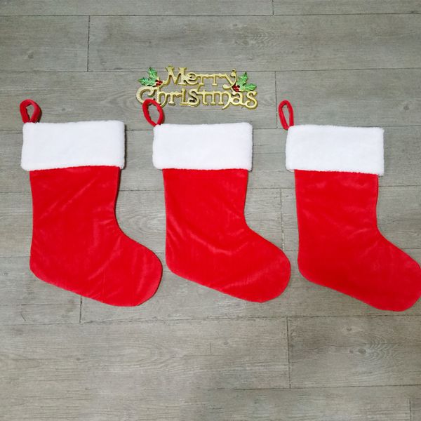 

2019 selling christmas decorative gift christmas long villi li pin wa decorative socks gift bag