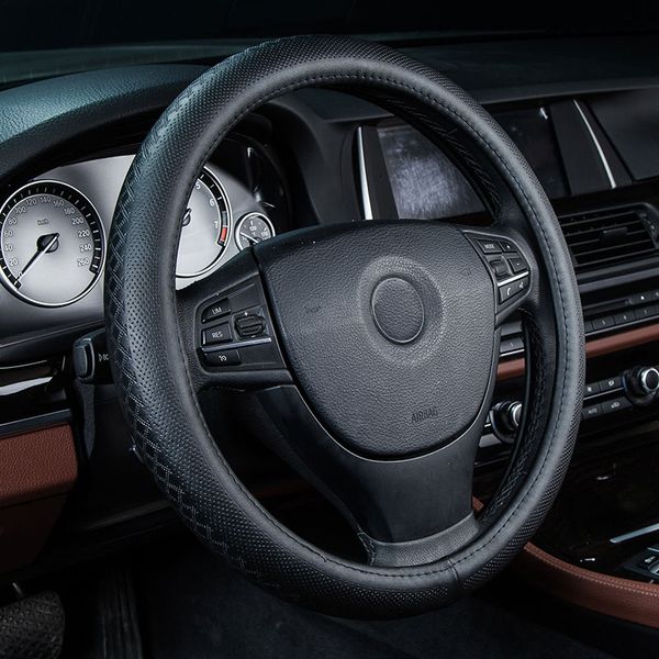 

car steering wheel cover genuine leather auto accessories for logan sandero talisman trafic laguna megane scenic 1 2 3