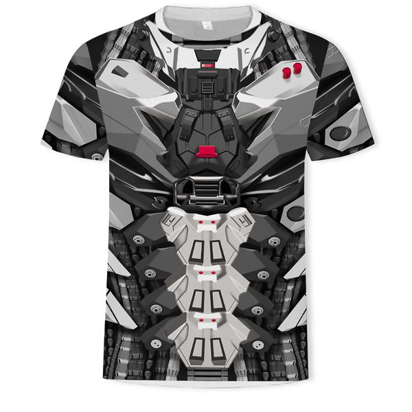 

mens designer summer dress fashion iron man digital printing short-sleeved t-shirt men11i0, White;black