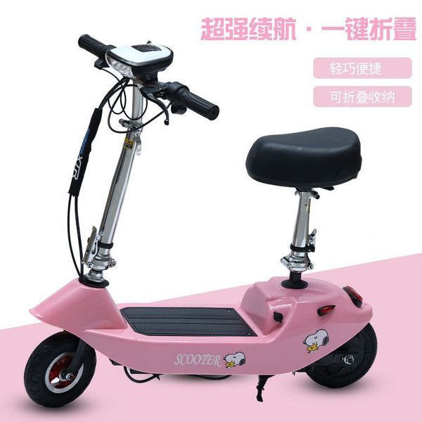 

mini electric car dolphin electric car two-wheel folding electric bicycle scooter 24v activity gift car, Silver;blue