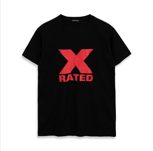 

2020 women designer t shirts brand tees pattens color letters printed short sleeves couple luxury men women large t shirts lr200422, White