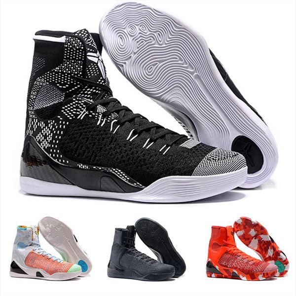 

sale mamba day  ix high weaving bhm/easter/christmas kids mens basketball shoes for 9s sports sneakers, Black