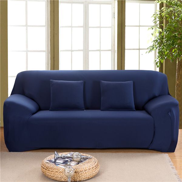 Solid Color Elastic Sofa Cover Spandex Modern Polyester Corner