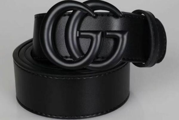 

designer leather belt for men and women with fashionable large belt buckle leather r luxury leather belt h brand, Black;brown