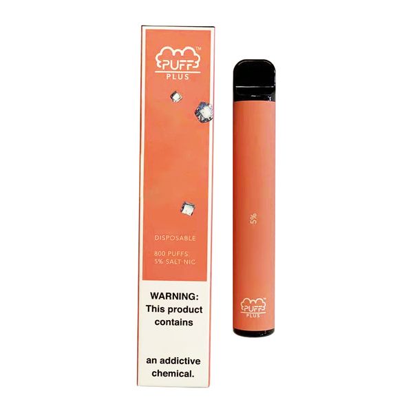 

Слоеное Bar Plus Одноразовые Vapes устройства Pod Kit 800 puffbars 3,2 мл Картриджи Vape Слейте Pen Vape Корзина Упаковка электронной сигареты.