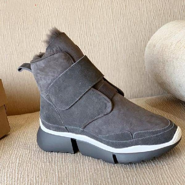 

martin booties australia women boots striped fashion genuine leather gray boots designer pointed shoes good quality, Black