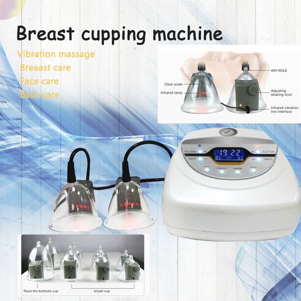 New Bust Enhancer Vacuum Therapy Massager Dispositivo Copo Máquina de sucção de peito