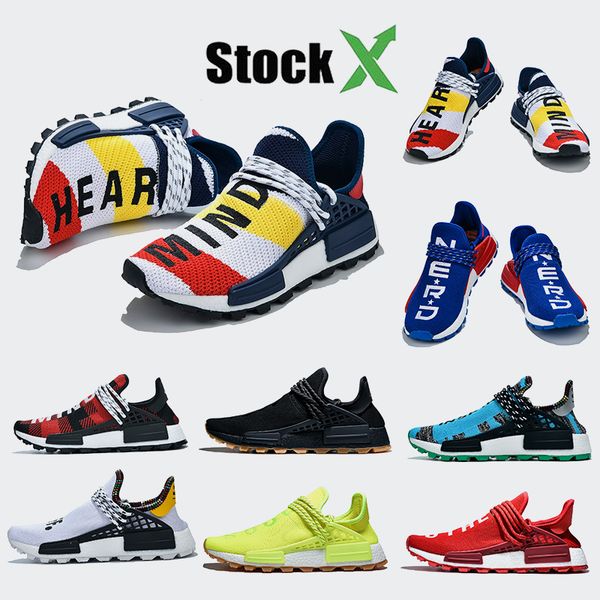 

solar pack wholesale designer new quality human race nmd 3.0 mens women running shoes nerd blue trainer tennis sport sneakers 36-47