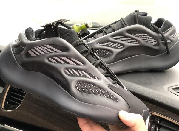 

kanye west 700 v3 azael alvah running shoes glow in the dark white mens trainers women fashion sport designer sneakers with box us 5-11