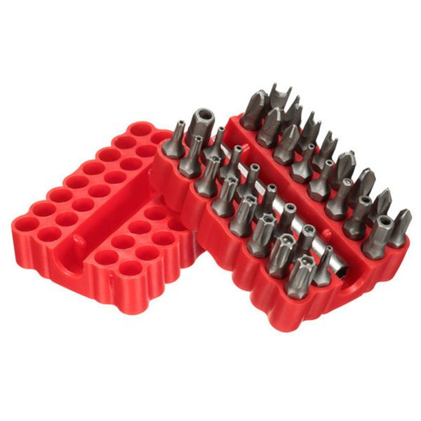 

33x security bit set drill star hex spanner torx screwdriver magnetic bit tools