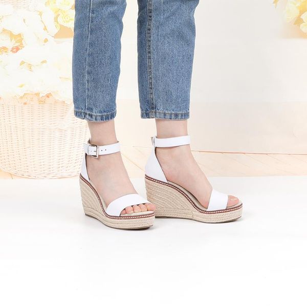 

sandals sapato feminino sandalias mujer sapatos mulher platform wedges shoes heel for dresses heels summer sale slip on wedge, Black
