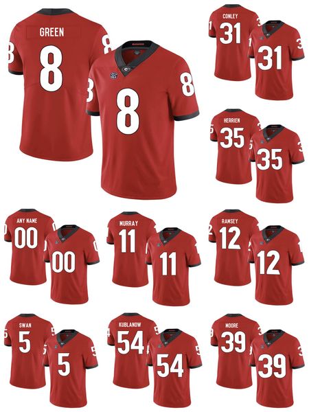 

zamir white stitched men's georgia bulldogs tyler clark tyrique stevenson college football jersey 4xl, Black