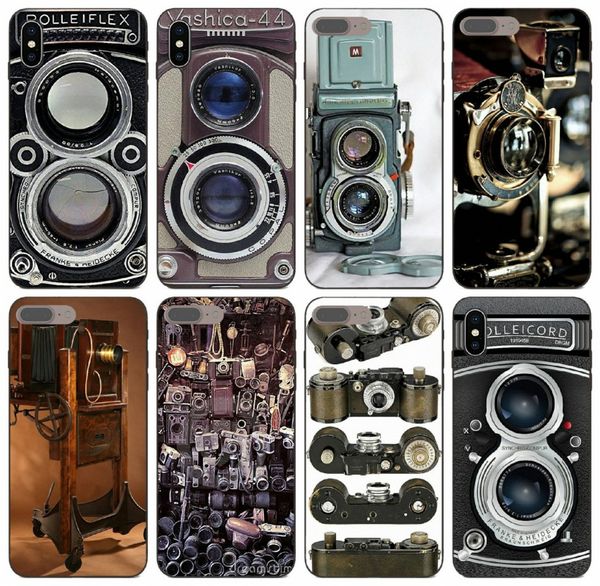 

[tongtrade] vintage camera case for iphone 11 pro max x xs 8 7 6s 6p 5s 5p galaxy j8 huawei mate 10 honor 6c pro lg g4 stylus silicone case