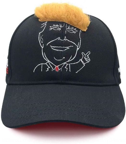 

trump cartoon baseball cap baseball cap empty hat national congress election hat, Blue;gray