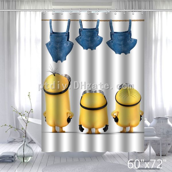 2019 Mischievous Minions Series Custom Shower Curtains From