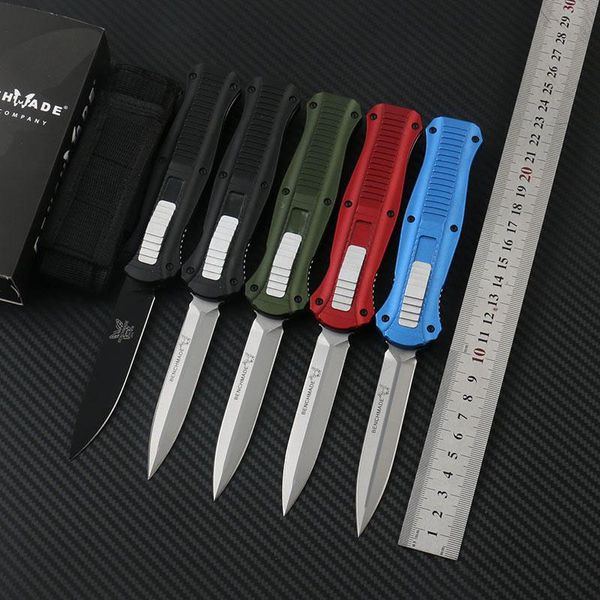 

Benchmade Plus Infidel двойного действия Автоматические ножи 3350 3300 3310BK D2 сталь лезвия EDC Карманный Тактическое снаряжение Выживание C07 BM42 нож